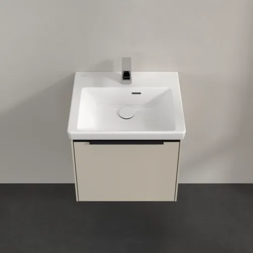 Bild von VILLEROY BOCH Subway 3.0 Waschbeckenunterschrank, mit Beleuchtung, 1 Auszug, 473 x 429 x 408 mm, Cashmere Grey #C580L1VN