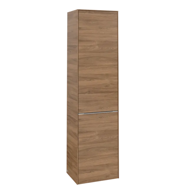 Bild von VILLEROY BOCH Subway 3.0 Hochschrank, 1 Tür, 1 Wäscheklappe, 450 x 1710 x 362 mm, Kansas Oak / Kansas Oak #C59200RH