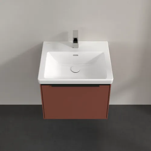 Bild von VILLEROY BOCH Subway 3.0 Waschbeckenunterschrank, 1 Auszug, 523 x 429 x 448 mm, Wine Red #C57901AH