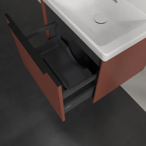Bild von VILLEROY BOCH Subway 3.0 Waschbeckenunterschrank, 1 Auszug, 523 x 429 x 448 mm, Wine Red #C57901AH