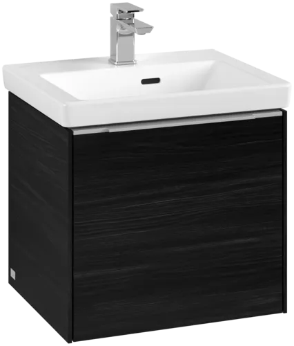 Bild von VILLEROY BOCH Subway 3.0 Waschbeckenunterschrank, 1 Auszug, 473 x 429 x 408 mm, Black Oak #C58000AB