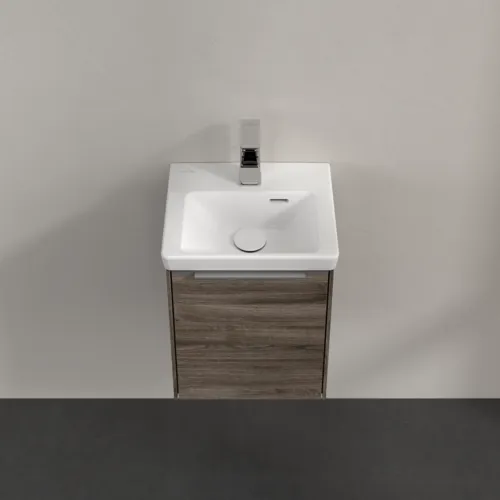 Bild von VILLEROY BOCH Subway 3.0 Waschbeckenunterschrank, 1 Tür, 351 x 429 x 309 mm, Stone Oak #C58400RK
