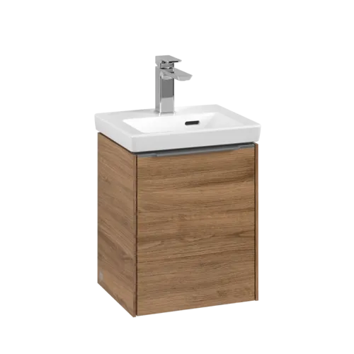 Bild von VILLEROY BOCH Subway 3.0 Waschbeckenunterschrank, 1 Tür, 351 x 429 x 309 mm, Kansas Oak #C58400RH