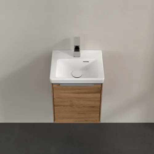 Bild von VILLEROY BOCH Subway 3.0 Waschbeckenunterschrank, 1 Tür, 351 x 429 x 309 mm, Kansas Oak #C58400RH