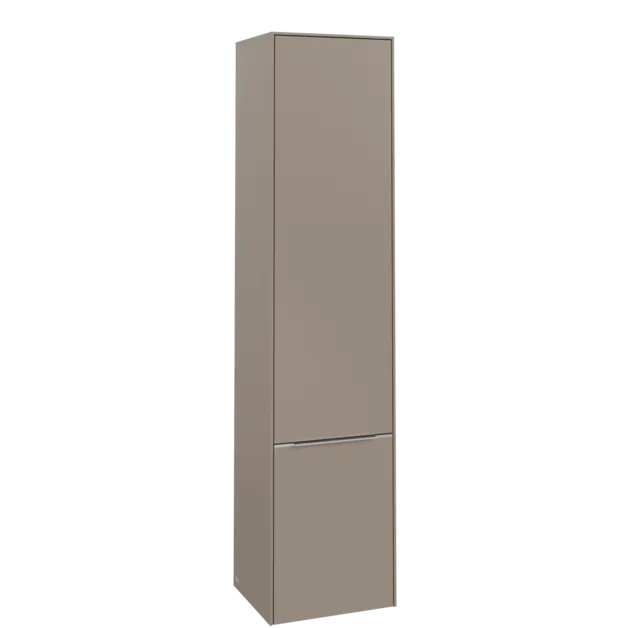 Bild von VILLEROY BOCH Subway 3.0 Hochschrank, 2 Türen, 400 x 1710 x 362 mm, Taupe / Taupe #C58600VM