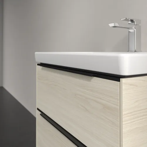 Bild von VILLEROY BOCH Subway 3.0 Waschbeckenunterschrank, 2 Auszüge, 572 x 576 x 478 mm, White Oak #C57801AA