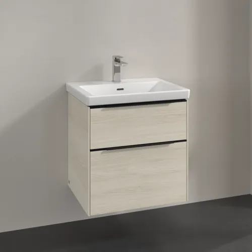 Bild von VILLEROY BOCH Subway 3.0 Waschbeckenunterschrank, 2 Auszüge, 572 x 576 x 478 mm, White Oak #C57801AA