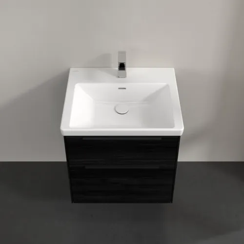 Bild von VILLEROY BOCH Subway 3.0 Waschbeckenunterschrank, 2 Auszüge, 572 x 576 x 478 mm, Black Oak #C57801AB