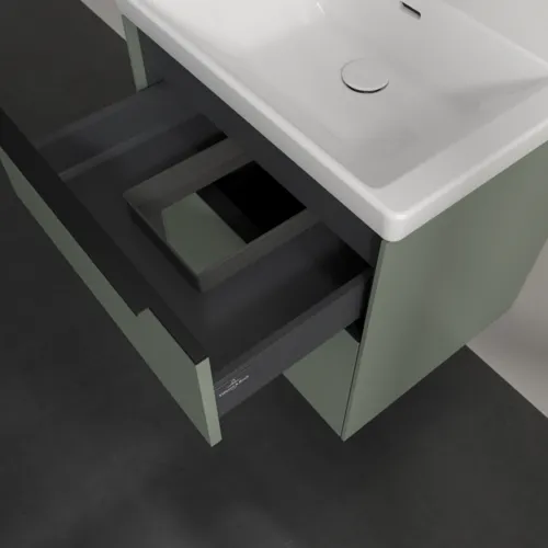 Bild von VILLEROY BOCH Subway 3.0 Waschbeckenunterschrank, 2 Auszüge, 572 x 576 x 478 mm, Soft Green #C57801AF
