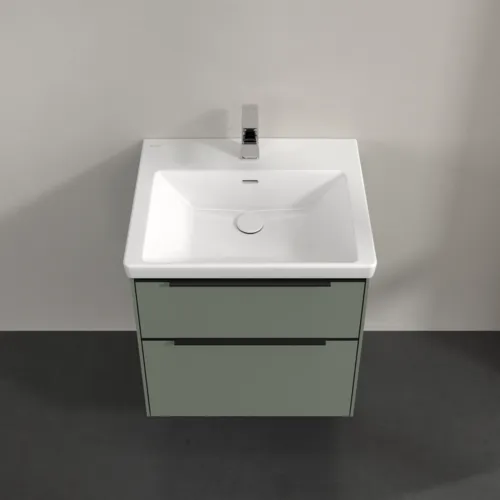 Bild von VILLEROY BOCH Subway 3.0 Waschbeckenunterschrank, 2 Auszüge, 572 x 576 x 478 mm, Soft Green #C57801AF