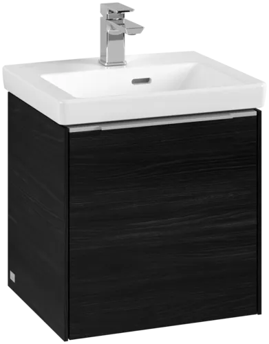 Bild von VILLEROY BOCH Subway 3.0 Waschbeckenunterschrank, 1 Tür, 423 x 429 x 378 mm, Black Oak #C58100AB
