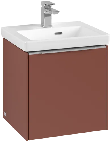 Bild von VILLEROY BOCH Subway 3.0 Waschbeckenunterschrank, 1 Tür, 423 x 429 x 378 mm, Wine Red #C58100AH