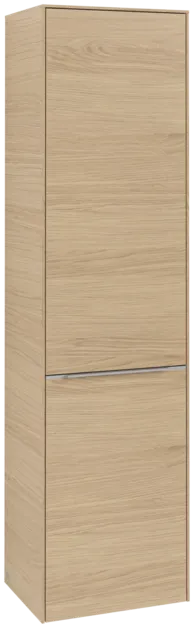 Bild von VILLEROY BOCH Subway 3.0 Hochschrank, 1 Tür, 1 Wäscheklappe, 450 x 1710 x 362 mm, Nordic Oak / Nordic Oak #C59200VJ