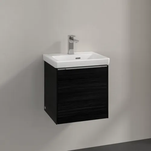 Bild von VILLEROY BOCH Subway 3.0 Waschbeckenunterschrank, 1 Tür, 423 x 429 x 378 mm, Black Oak #C58200AB