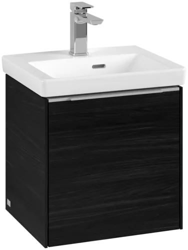 Bild von VILLEROY BOCH Subway 3.0 Waschbeckenunterschrank, 1 Tür, 423 x 429 x 378 mm, Black Oak #C58200AB