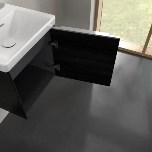 Bild von VILLEROY BOCH Subway 3.0 Waschbeckenunterschrank, 1 Tür, 423 x 429 x 378 mm, Black Oak #C58200AB