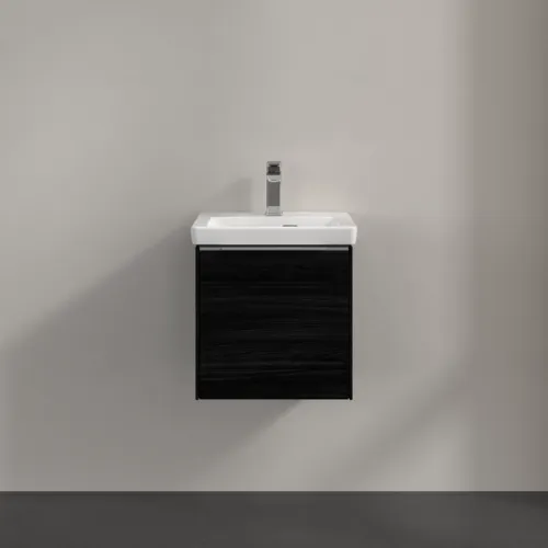 Bild von VILLEROY BOCH Subway 3.0 Waschbeckenunterschrank, 1 Tür, 423 x 429 x 378 mm, Black Oak #C58200AB