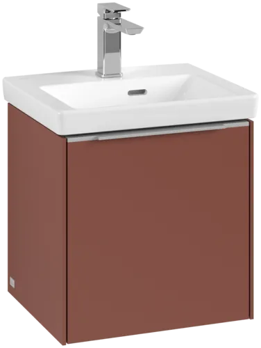 Bild von VILLEROY BOCH Subway 3.0 Waschbeckenunterschrank, 1 Tür, 423 x 429 x 378 mm, Wine Red #C58200AH
