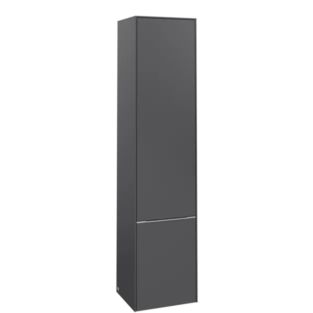 Bild von VILLEROY BOCH Subway 3.0 Hochschrank, 2 Türen, 400 x 1710 x 362 mm, Graphite / Graphite #C58700VR