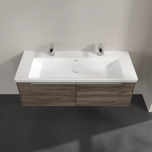 Bild von VILLEROY BOCH Subway 3.0 Waschbeckenunterschrank, 2 Auszüge, 1272 x 429 x 478 mm, Stone Oak #C60100RK