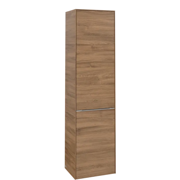 Bild von VILLEROY BOCH Subway 3.0 Hochschrank, 1 Tür, 1 Wäscheklappe, 450 x 1710 x 362 mm, Kansas Oak / Kansas Oak #C59300RH
