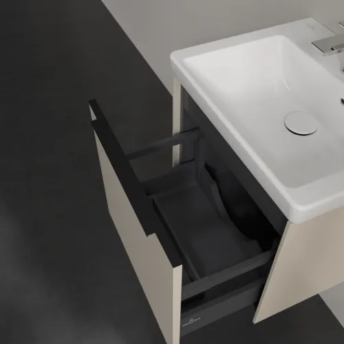 Bild von VILLEROY BOCH Subway 3.0 Waschbeckenunterschrank, 1 Auszug, 473 x 429 x 408 mm, Cashmere Grey #C58001VN