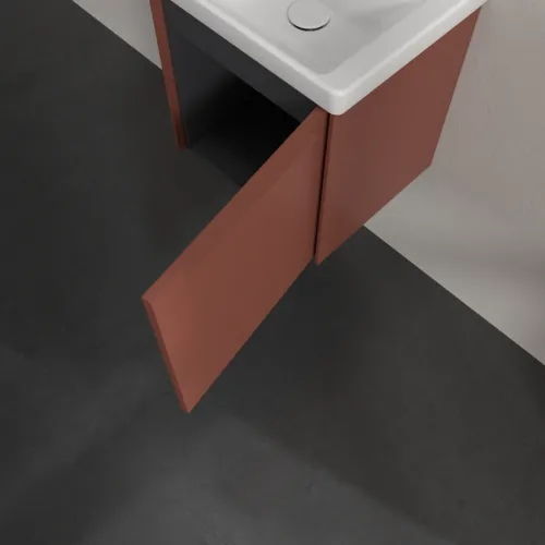 Bild von VILLEROY BOCH Subway 3.0 Waschbeckenunterschrank, 1 Tür, 423 x 429 x 378 mm, Wine Red #C58202AH