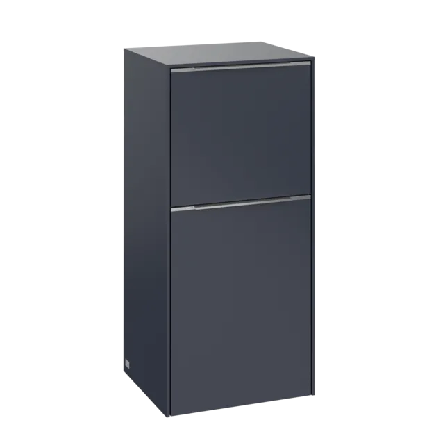 Bild von VILLEROY BOCH Subway 3.0 Seitenschrank, 1 Auszug, 1 Tür, 400 x 860 x 362 mm, Marine Blue / Marine Blue #C59400VQ