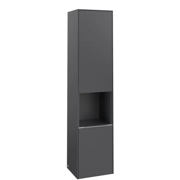 Bild von VILLEROY BOCH Subway 3.0 Hochschrank, 2 Türen, 400 x 1710 x 362 mm, Graphite / Graphite #C58800VR