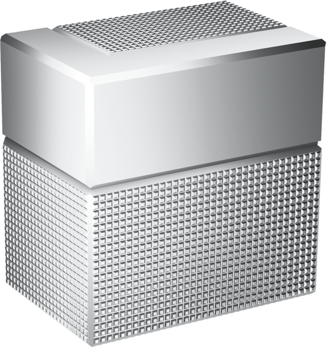 Obrázek HANSGROHE AXOR Edge Uzavírací ventil s podomítkovou instalací - diamantový brus #46771000 - chrom