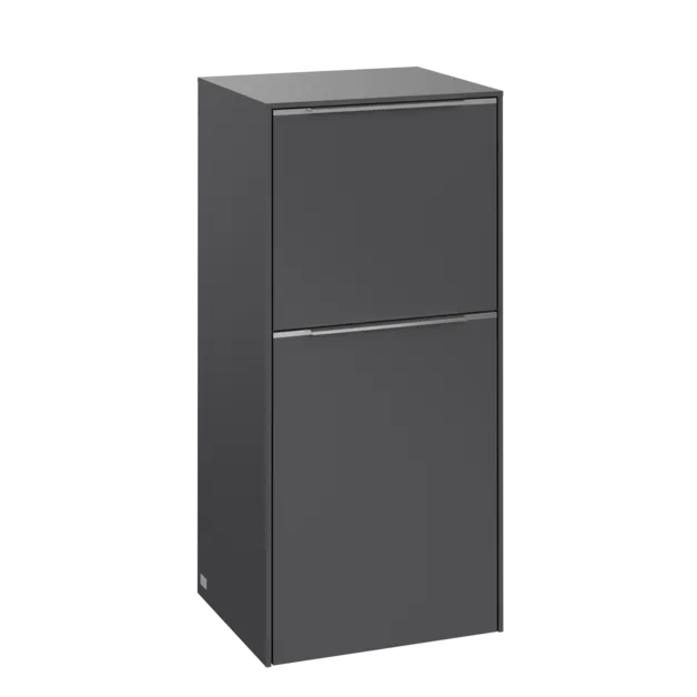Bild von VILLEROY BOCH Subway 3.0 Seitenschrank, 1 Auszug, 1 Tür, 400 x 860 x 362 mm, Graphite / Graphite #C59500VR