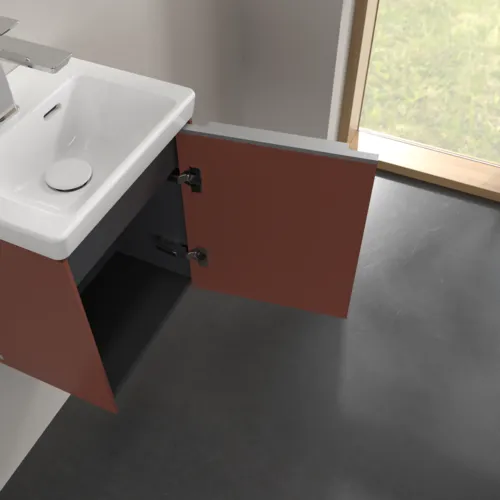 Bild von VILLEROY BOCH Subway 3.0 Waschbeckenunterschrank, 1 Tür, 351 x 429 x 309 mm, Wine Red #C58400AH