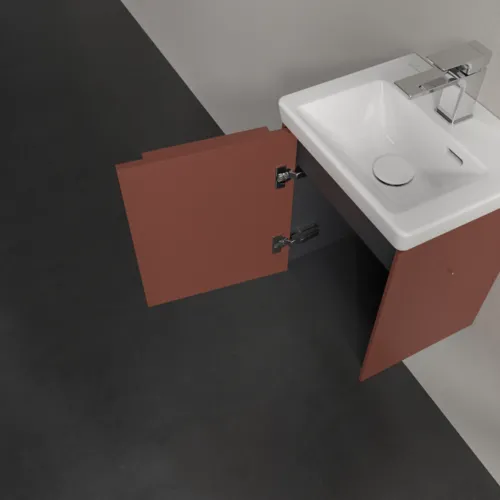Bild von VILLEROY BOCH Subway 3.0 Waschbeckenunterschrank, 1 Tür, 351 x 429 x 309 mm, Wine Red #C58302AH