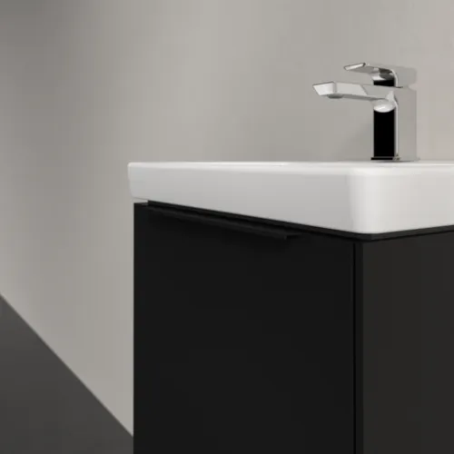 Bild von VILLEROY BOCH Subway 3.0 Waschbeckenunterschrank, 1 Tür, 423 x 429 x 378 mm, Volcano Black #C58101VL