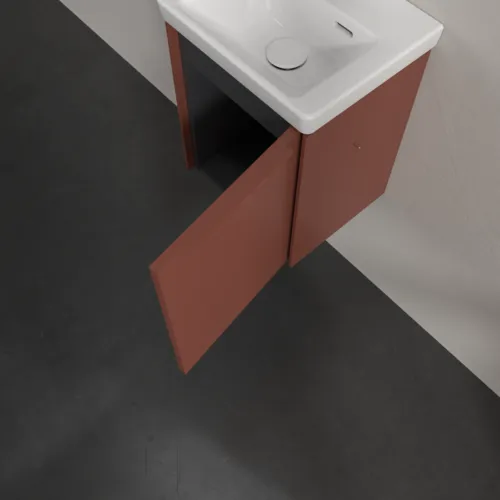 Bild von VILLEROY BOCH Subway 3.0 Waschbeckenunterschrank, 1 Tür, 351 x 429 x 309 mm, Wine Red #C58402AH