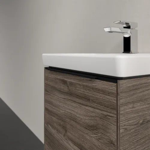Bild von VILLEROY BOCH Subway 3.0 Waschbeckenunterschrank, 1 Tür, 423 x 429 x 378 mm, Stone Oak #C58101RK