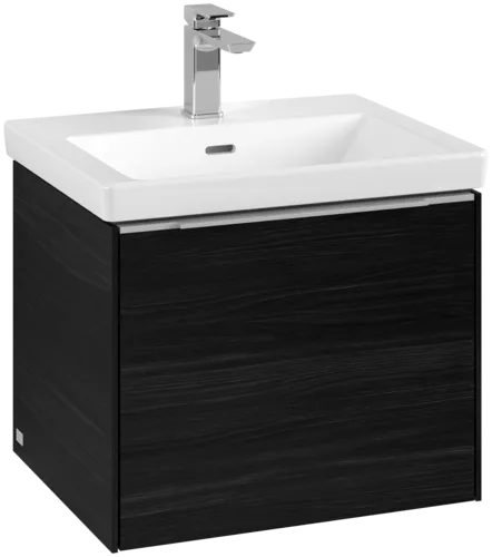 Bild von VILLEROY BOCH Subway 3.0 Waschbeckenunterschrank, mit Beleuchtung, 1 Auszug, 523 x 429 x 448 mm, Black Oak #C579L0AB