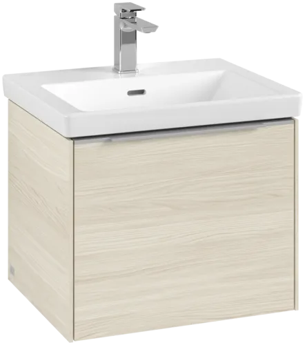 Bild von VILLEROY BOCH Subway 3.0 Waschbeckenunterschrank, mit Beleuchtung, 1 Auszug, 523 x 429 x 448 mm, White Oak #C579L0AA