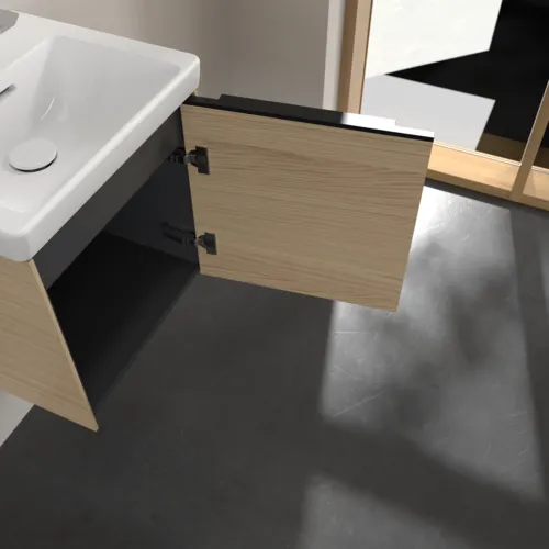 Bild von VILLEROY BOCH Subway 3.0 Waschbeckenunterschrank, 1 Tür, 423 x 429 x 378 mm, Nordic Oak #C58201VJ