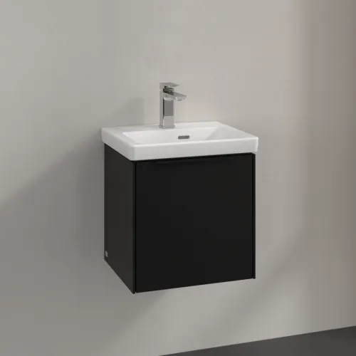 Bild von VILLEROY BOCH Subway 3.0 Waschbeckenunterschrank, 1 Tür, 423 x 429 x 378 mm, Volcano Black #C58201VL