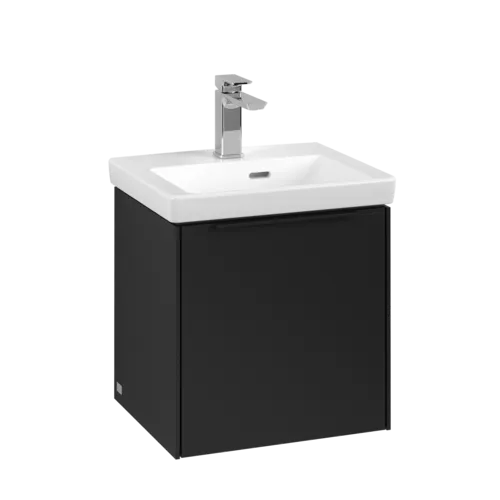 Bild von VILLEROY BOCH Subway 3.0 Waschbeckenunterschrank, 1 Tür, 423 x 429 x 378 mm, Volcano Black #C58201VL