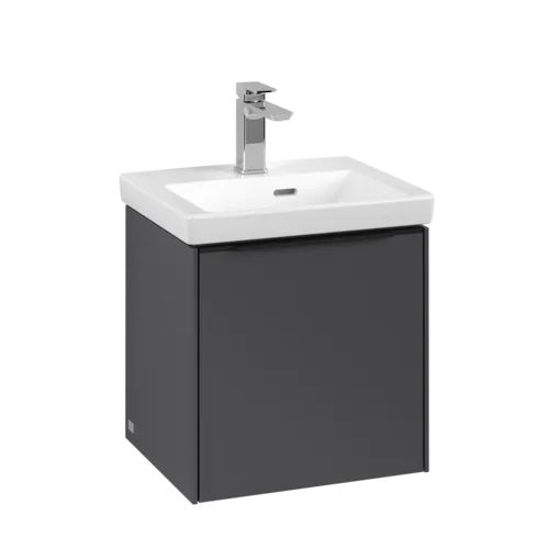 Bild von VILLEROY BOCH Subway 3.0 Waschbeckenunterschrank, 1 Tür, 423 x 429 x 378 mm, Graphite #C58201VR