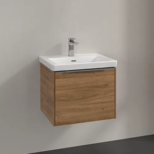 Bild von VILLEROY BOCH Subway 3.0 Waschbeckenunterschrank, 1 Auszug, 523 x 429 x 448 mm, Kansas Oak #C57900RH