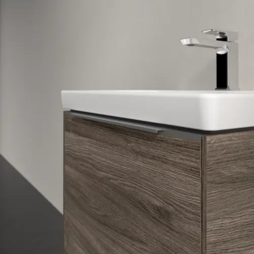 Bild von VILLEROY BOCH Subway 3.0 Waschbeckenunterschrank, 1 Auszug, 523 x 429 x 448 mm, Stone Oak #C57900RK