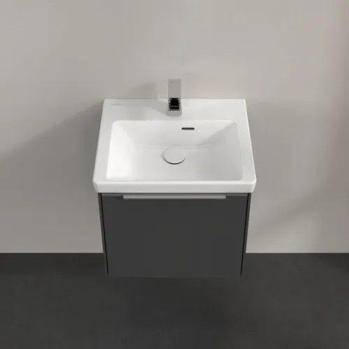 Bild von VILLEROY BOCH Subway 3.0 Waschbeckenunterschrank, mit Beleuchtung, 1 Auszug, 473 x 429 x 408 mm, Graphite #C580L0VR
