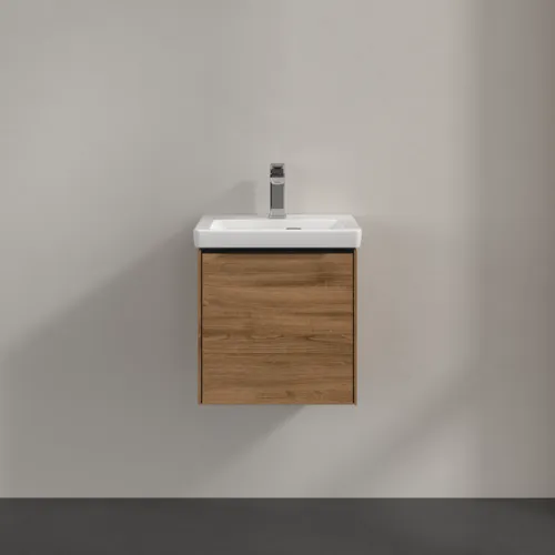 Bild von VILLEROY BOCH Subway 3.0 Waschbeckenunterschrank, 1 Tür, 423 x 429 x 378 mm, Kansas Oak #C58201RH