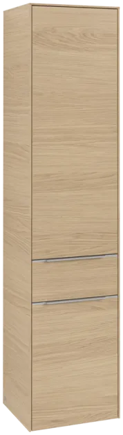Bild von VILLEROY BOCH Subway 3.0 Hochschrank, 2 Türen, 1 Auszug, 400 x 1710 x 362 mm, Nordic Oak / Nordic Oak #C59100VJ