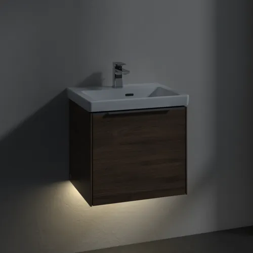 Bild von VILLEROY BOCH Subway 3.0 Waschbeckenunterschrank, mit Beleuchtung, 1 Auszug, 473 x 429 x 408 mm, Arizona Oak #C580L0VH