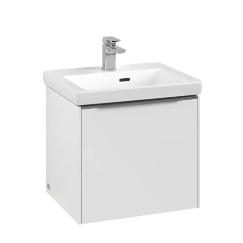 Bild von VILLEROY BOCH Subway 3.0 Waschbeckenunterschrank, mit Beleuchtung, 1 Auszug, 473 x 429 x 408 mm, Pure White #C580L0VF