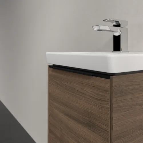 Bild von VILLEROY BOCH Subway 3.0 Waschbeckenunterschrank, 1 Tür, 351 x 429 x 309 mm, Arizona Oak #C58301VH